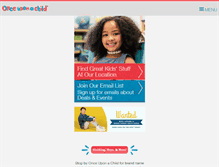 Tablet Screenshot of onceuponachildknoxville.com